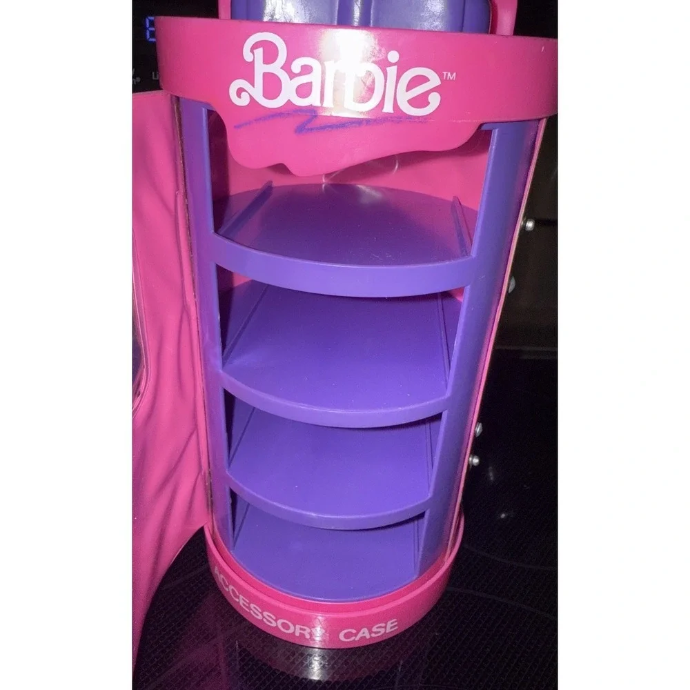 Barbie Accessory Case No Drawers Cylinder Doll Organizer Mattel‎ Vintage 1991